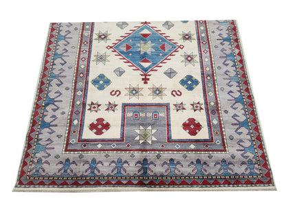 Rugs: Afghan Handmade Kazaq Carpet 294 X 203 cm