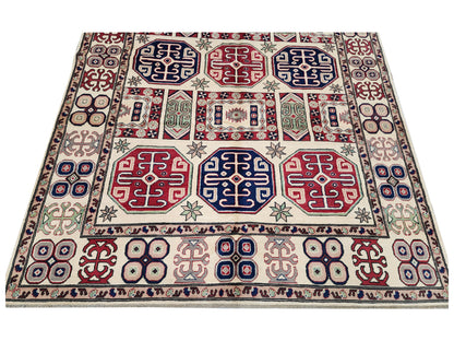 Rugs: Afghan Handmade Kazaq Carpet 302 x 203 cm