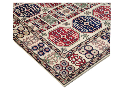 Rugs: Afghan Handmade Kazaq Carpet 302 x 203 cm