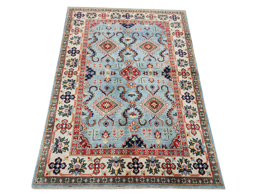 Rugs: Afghan Handmade Kazaq Carpet 182 x 120cm