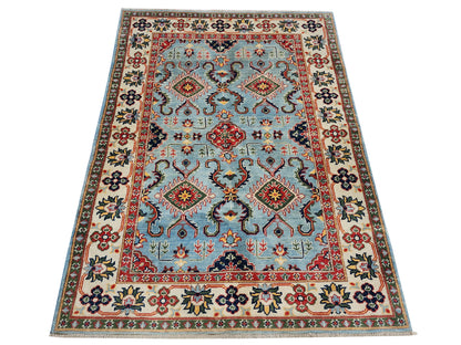 Rugs: Afghan Handmade Kazaq Carpet 182 x 120cm