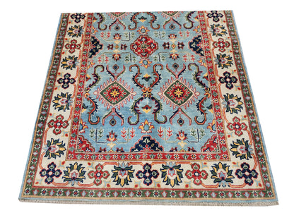 Rugs: Afghan Handmade Kazaq Carpet 182 x 120cm