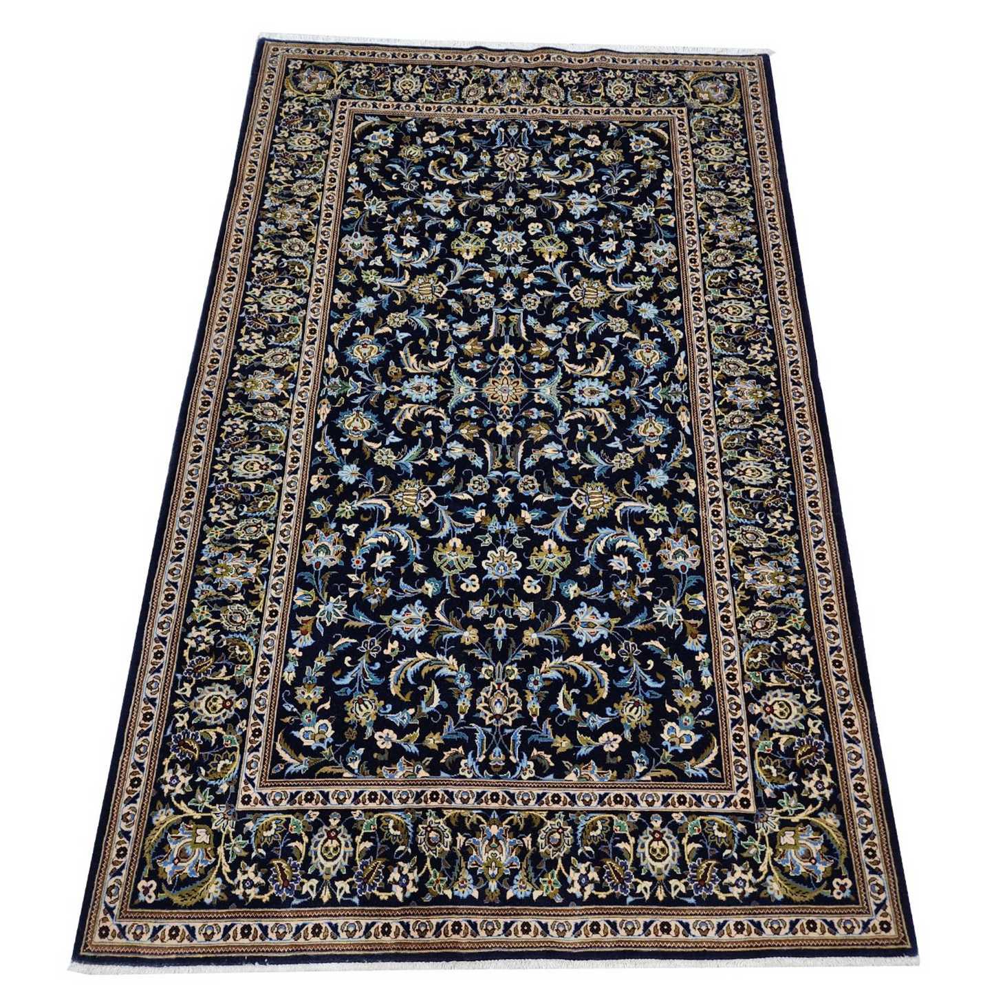 Rugs: Iranian Kashan Carpet 235 X 138 cm