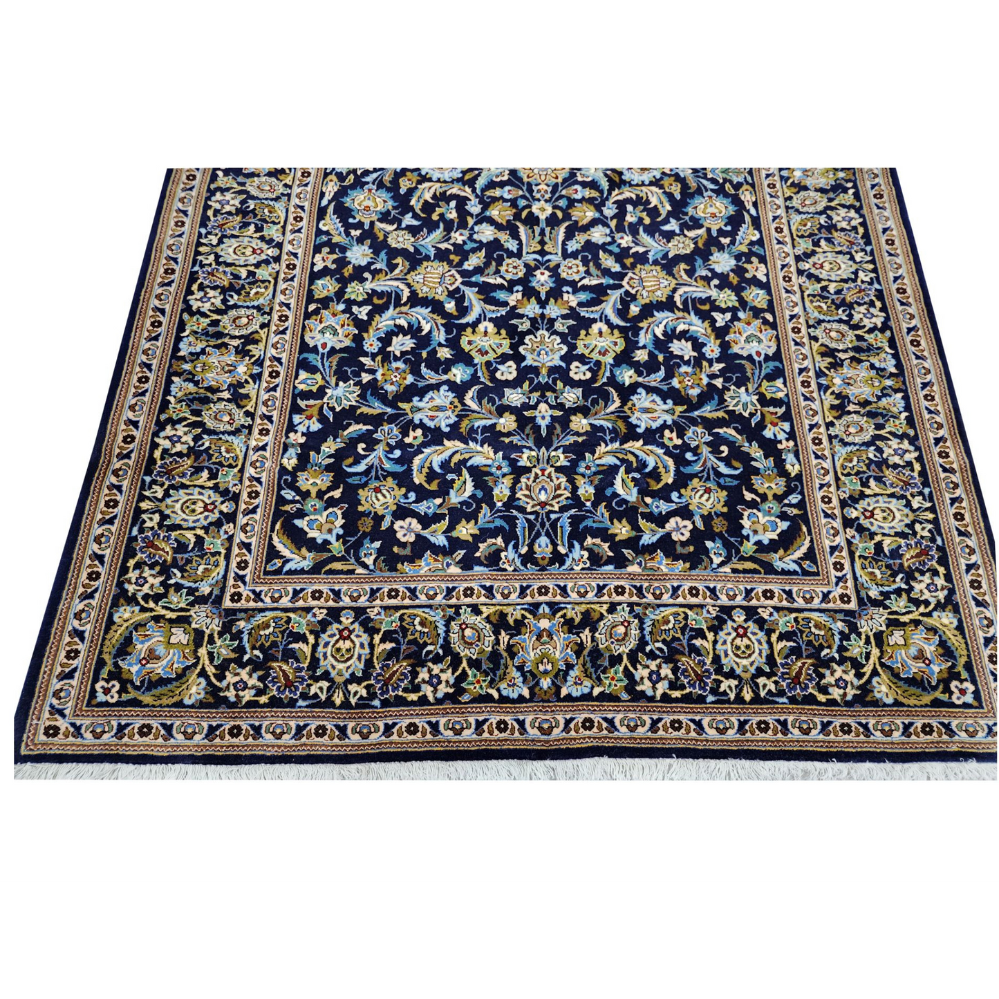 Rugs: Iranian Kashan Carpet 235 X 138 cm