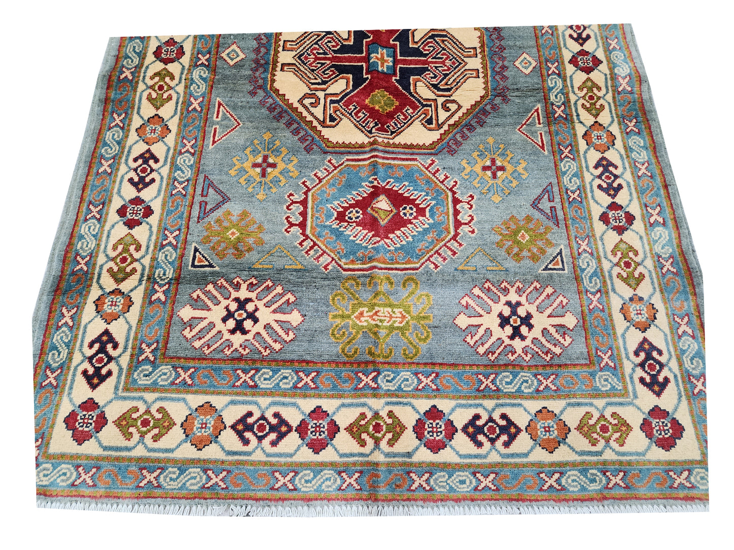 Rugs: Afghan Handmade Kazaq Carpet 179 x 121cm