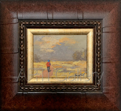 Original South African Art: Daniel Tladi - Walking Path