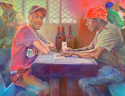 AGAC 2024 Top 25 Finalist - Inge Marie Jensen - The Tavern Card Players
