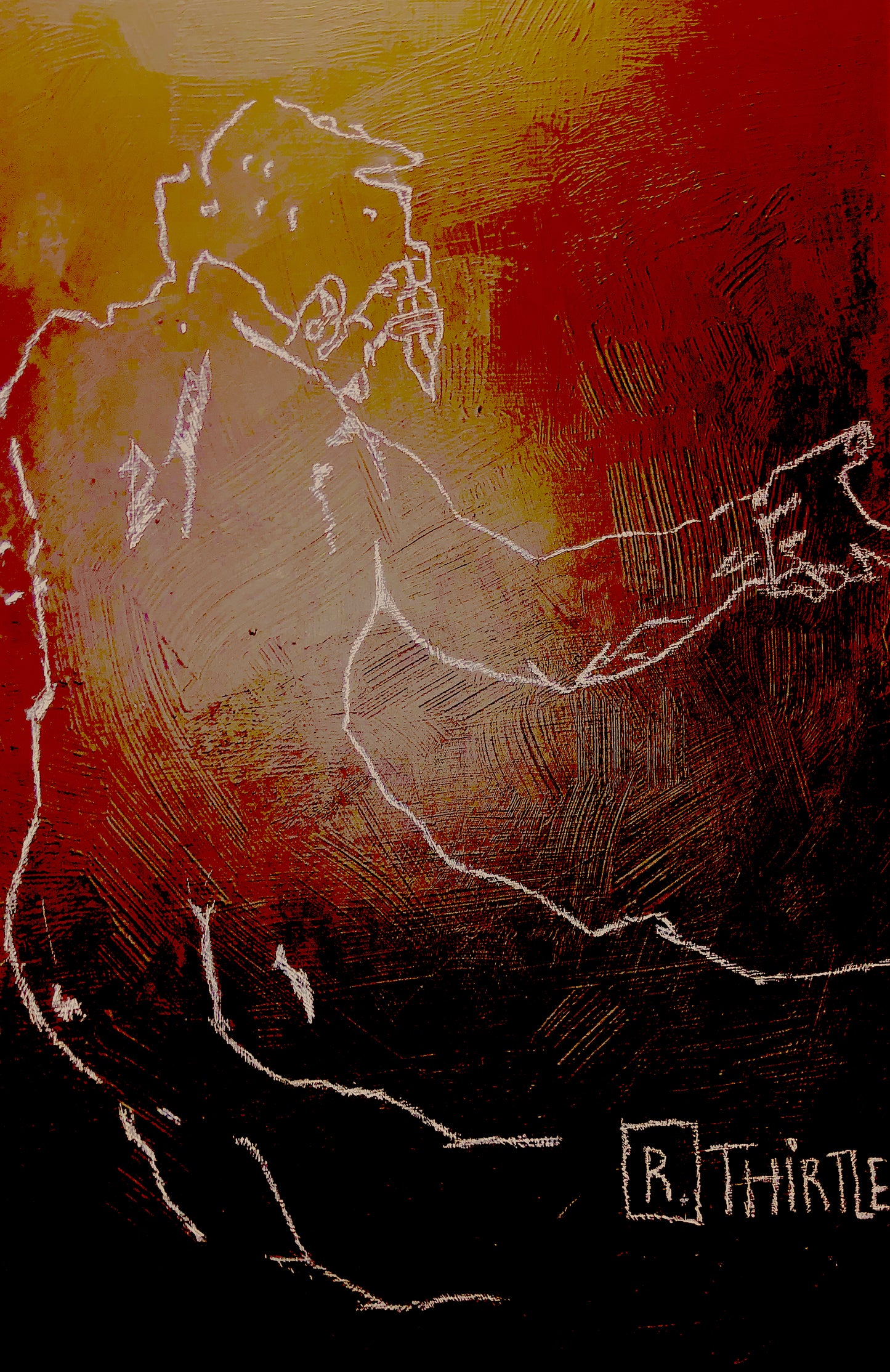 FIRE - Original Limited Edition Robert Thirtle Canvas Print - Sizes A2 - A0