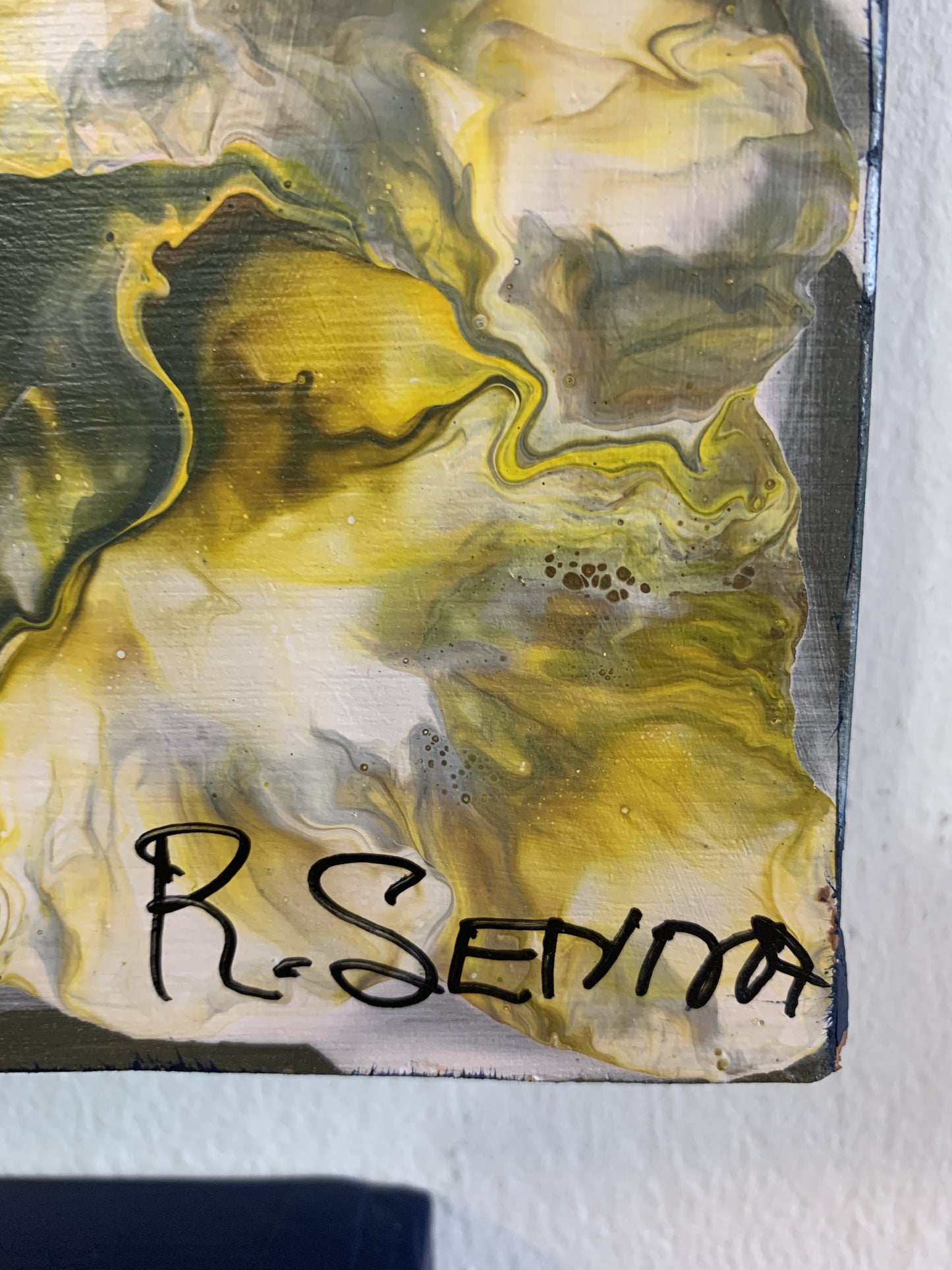 Original South African Art: Rose Senna - Golden Clouds 1
