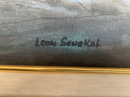 Original South African Art: Leon Senekal - Boats Harboured