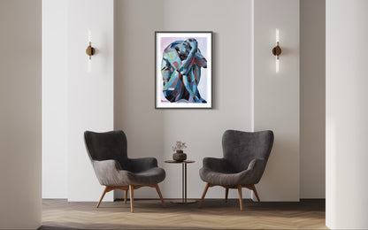 Title: DEPRESSION - ARTi Gallery Original Robert Thirtle CANVAS Print - Sizes A4 - A0