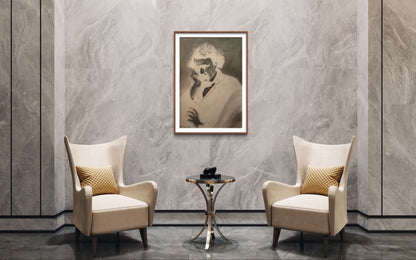 Title: EINSTEIN - ARTi Gallery Original Robert Thirtle CANVAS Print - Sizes A4 - A0